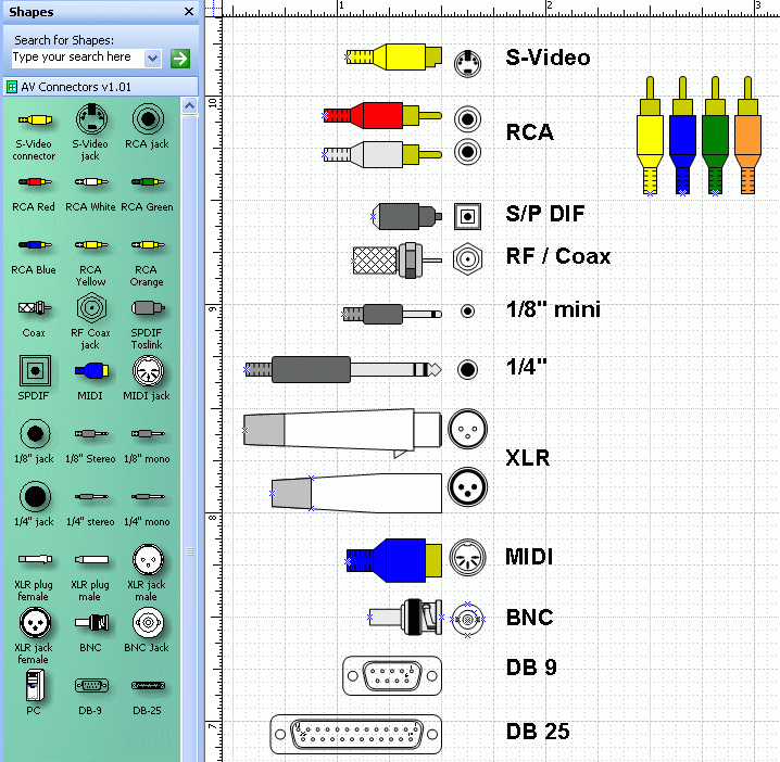 rj 45 visio stencil - photo #2